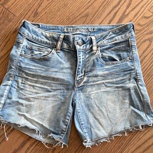 American Eagle Outfitters Light Blue Jean Shorts